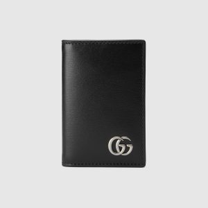 gg marmont leather card case