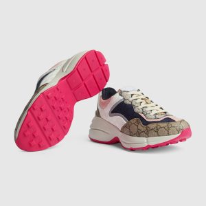 women's gg rhyton sneaker pink