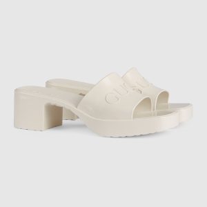 womens rubber gucci slides